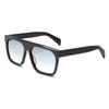 Gafas de sol retro europeas y americanas de gran montura transfronterizas para mujer, de alto nivel anti-ultravioleta, gafas de sol de placa modernas para comercio exterior de Amazon