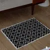 Alfombrilla de baño flocado antideslizante, alfombrilla de suelo de baño absorbente de agua, felpudo de entrada, alfombra para mesita de noche de dormitorio en casa
