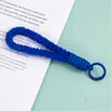Lanyard de Felpa de Color Sólido para Teléfono Móvil Cuerda Corta para Muñeca Multicolor Llavero Creativo Cuerda Anti-Pérdida Lanyard para Funda de Teléfono Móvil Venta al por Mayor