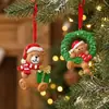Decoraciones Navideñas Populares de Amazon, Adornos para Árbol de Navidad, Papá Noel de Resina, Muñeco de Nieve Navideño, Adornos de Comercio Exterior al por Mayor