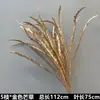 Flores de Casamento de Ouro Flor de Seda Pingente do Ano do Dragão Folha de Ginkgo Fruto de Azevinho Sala de Estar Balde Flor Arte
