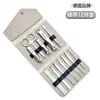 Cortauñas de Acero Inoxidable Personalizado Set de Manicura Plegable de 16 Piezas para Hombres Herramientas de Belleza para Uñas de Alta Calidad Set Completo al por Mayor