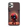 Funda para teléfono de dibujos animados Marvel versión Q 16 Adecuada para Apple 15 Promax Cubierta 13 Funda suave mate 14 Exportación 17 Hombres