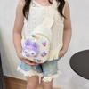 Linda Bolsa de Pecho de Lona de Dibujos Animados, Bolsa Pequeña Ligera Meixiaoti, Bolsa de Almacenamiento para Viaje para Niña de Jardín de Niños de 3-6 Años