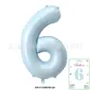 Globos Digitales de Tarjeta de 40 pulgadas Cubierta Dura Envueltos Individualmente Tarjeta de Papel Globos de Papel de Aluminio Globos de Decoración para Fiesta de Cumpleaños Venta al por Mayor