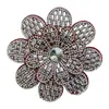 Broche de Flor Grande Completo de Diamantes Transfronterizo, Flor para Zapato Versátil de Moda de Lujo de Alta Gama, Accesorios de Ropa DIY para Bolsos