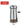 Pote de Tempero de Aço Inoxidável com Tampa para Cozinha Doméstica, Dosador de Cominho à Prova de Umidade, Frasco de Vidro com Tampa Selada