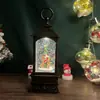Linternas de Viento Transfronterizas, Nieve Cayendo, Muñecos de Nieve Brillantes, Adornos de Luces Navideñas, Linternas de Viento Navideñas Rellenas de Agua, Juguetes Navideños, Navidad