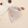 Toalha de Saliva Infantil Transfronteiriça Quatro Camadas de Gaze Algodão Absorvente Triângulo de Bebê Babador de Saliva Babador Anti-Vômito para Bebê