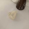 Nuevo triángulo transparente Marrón clip tamaño pequeño coleta alta fija artefacto horquilla parte trasera de la cabeza horquilla accesorios para el cabello