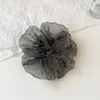 Scrunchie de Verão Fofo e Fashion com Strass, Tecido Bolha, Elástico de Cabelo Listrado de Alta Qualidade, Corda de Cabelo Estilo Francês para Mulheres