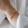 Pulsera de Joyería de Mano de Nuevo Estilo para Verano 2026 para Mujer, Patrón de Malla Cuadrada Escama de Pez de Autodisciplina, Diseño de Nicho Retro de Doble Cara