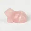 Sapo de Cristal Natural Jade Dongling Sapo Cristal de Quartzo Escultura Animal Pedra Semi-preciosa Artesanato Enfeites de Jade