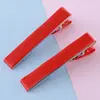 Clip de medio bolso grueso de poliéster de protección ambiental de 6 cm, clip de pico de pato, accesorios para el cabello para niños, pinza para el cabello, material de bricolaje, pequeños accesorios de joyería, venta al por mayor