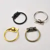 Maçaneta de Argola Circular Estilo Europeu Maçaneta de Puxar de Furo Único para Armário Guarda-Roupa Maçaneta de Porta Maçaneta de Ferragem para Quarto Infantil