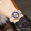 Reloj de placa de flores para mujer de estilo网红 de TikTok, superventas, regalo para correr, Reloj para mujer estilo ins, reloj de cuarzo de moda