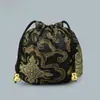 Bolsa de brocado bolsa antigua bolsa de hilo para mano con cuentas de buda bolsa para juego cultural bolsa de embalaje bolsa de brocado bolsa pequeña de brocado bolsita