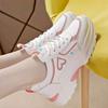 Zapatos Dad para Mujer 2025 Primavera y Otoño Nuevos Zapatos Deportivos de Cuero Transpirables para Mujer Estilo Coreano Versátiles Zapatos Casuales de Suela Gruesa Zapatos para Correr