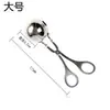 Molde para Albóndigas de Acero Inoxidable Herramienta de Cocina para Hacer Albóndigas, Bolas de Arroz, Bolas de Pescado y Empanadillas, Herramienta Doméstica Portátil