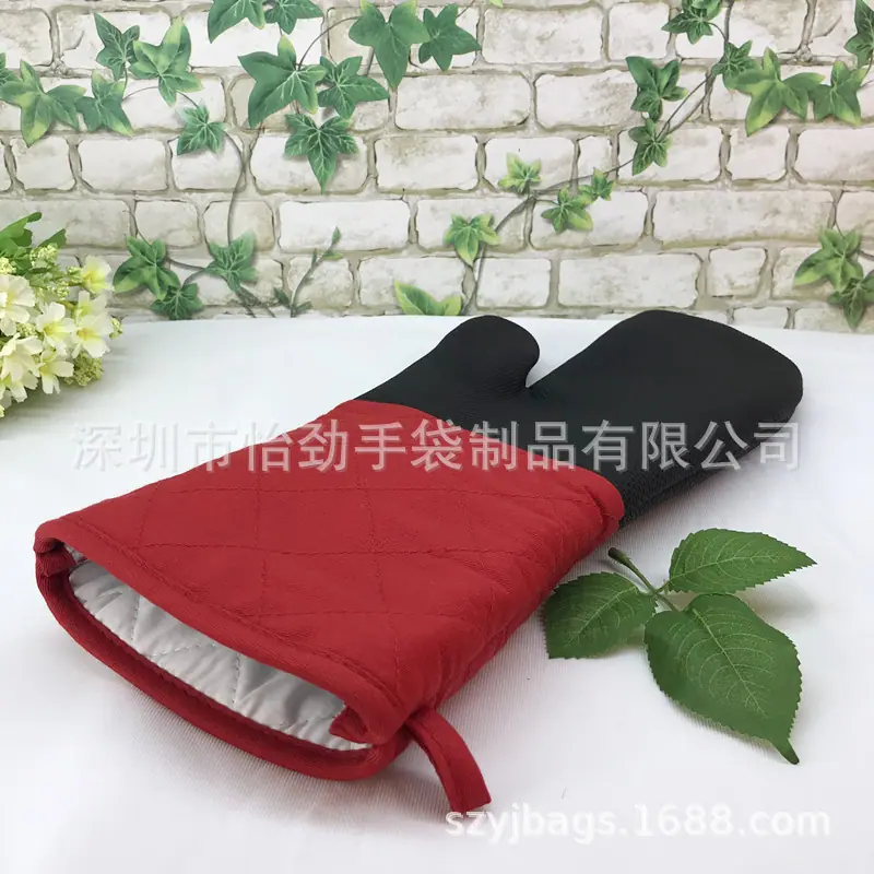隔热胶帆布手套