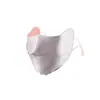 Mascarilla de Seda de Morera con Protección Solar para Mujer, Mascarilla Transpirable Anti-UV de Verano, Mascarilla a Prueba de Polvo y Protección Solar para Ciclismo