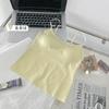 Camisola de seda gelada longa de verão feminina com bojo suporte superior push up sem costura fina para usar por baixo ou por cima beleza nas costas lingerie