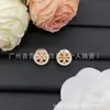Suministro Exclusivo Transfronterizo de Nuevos Aretes Réplica Marca Tb con Inscripciones y Diamantes, Aretes Estilo Clásico de Alta Calidad Marca Tang al por Mayor