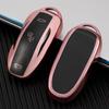 Adecuado para Tesla Tesla MODELO 3/S/X serie tpu funda para llave de coche funda para llave de goma blanda
