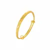 Pulsera Clásica de Oro Arena Vietnamita para Mujer Estilo Empujar-Tirar 6mm Chapada en Cobre 24K Aliento de Bebé Lujo Accesible Versátil Venta Caliente Xiaohongshu