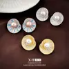 Pendientes de Perla de Caracola Espiral Europeos y Americanos Chapados en Oro Real Pendientes de Diseño Único Nicho Pendientes Elegantes de Alta Lujo para Mujeres