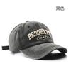 Sombrero para hombre personalizado lavado viejo letra bordada gorra con visera protección solar sombra solar gorra de béisbol para pareja sombrero de ala grande para mujer