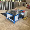 Máquina rebordeadora horizontal totalmente automática, máquina hidráulica de estirado de piezas, máquina engarzadora trasera, máquina integrada para enrollado y prensado de bordes de piezas de trabajo de barril circular
