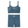 Traje Deportivo de Yoga con Envoltura Elástica sin Costuras para el Pecho, Cómodo, Cintura Alta, Abdomen Tonificado, Levanta Caderas, Bodybag, Hermoso Traje Interior para la Espalda, Mujer