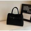 Comercio Exterior Otoño e Invierno Nueva Moda Versátil Bolso Tote Portátil Gran Capacidad Bolso Retro para Viaje Gamuza Simple Bolso de Mujer