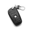 Adecuado para funda de llave de coche BMW nueva y vieja, piel de vaca auténtica, juego de control remoto con hoja, serie 4D5, serie X, comercio exterior, costura a mano