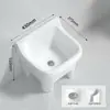 Mop de Varanda, Mop Cerâmico Doméstico para Exterior, Mop para Pátio Piscina, Bacia Quadrada para Lavagem, Tipo de Chão Doméstico para Banheiro