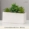 Vaso de Flor Suculenta Geométrico de Cerâmica com Personalidade para Fronteira Simulação Vaso Suculento Criativo para Mesa de Escritório Plantio Verde Pequeno Vaso de Flor