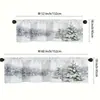 Cortinas Navideñas Nuevas Transfronterizas 2026 para Dormitorio y Sala de Estar, Tela Colgante Decorativa Impresa Digitalmente, Tela de Fondo para Decoración Festiva