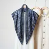 Nuevo Pañuelo Triangular con Estampado de Anacardos de Alta Gama, Chal Versátil con Protección Solar para Mujer, Pañuelo de Seda Imitación Estilo Old Money