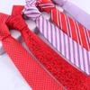 Corbata de poliéster para hombre de 8 cm corbata de hombre vino tinto rojo rosa rosa oscuro rojo oscuro morado morado