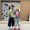 Camisetas de Manga Curta Estilo Retro Americano Street para Homens e Mulheres Verão Nova Moda Design de Marca Tops Esportivos e de Lazer para Casais