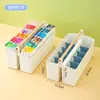 Portabolígrafos Mark Caja de Almacenamiento de Pinceles de Gran Capacidad Todo en Uno Multifuncional Cesta para Mango de Lápiz de Pintura de Escritorio para Estudiantes