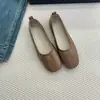 Zapatos Doudou Zapatos de Abuela para Mujer 2025 Primavera y Otoño Nuevos Zapatos Planos sin Cordones de Cuero Suave Zapatos de Hada Suave Brisa Nocturna