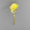 Cor flor dourada folha de ouro rosa flor artificial Tanabata Dia dos Namorados Natal Dia das Mães atividades pequeno presente