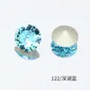 Dongzhou Arte de Uñas Diamante Colección Azul Lago Profundo Diamante Huevo de Paloma Gota de Agua Diamante Forma Especial Fondo Puntiagudo Diamante Explosivo Joyería de Cristal K9 de Alta Calidad