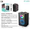 O8K BT-2096 Comercio Transfronterizo Altavoz Bluetooth de 8 pulgadas Portátil para Exteriores Altavoz de Fiesta con Micrófono Inalámbrico