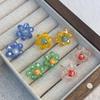 Pendientes de perlas circulares de corte retro vintage de alta gama, celebridad de Internet francesa, nuevo temperamento de moda 2023