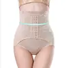 Calça modeladora de cintura com botões em três fileiras, calça modeladora triangular com botões em nove fileiras, calça de cintura alta para levantar o bumbum e controlar a barriga para mulheres