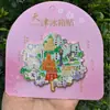Ímã de Geladeira de Tianjin Atrações Adesivos Magnéticos de Madeira Lembranças Culturais e Criativas de Viagem Atacado Fabricante de Lembranças Atacado