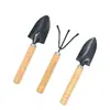 Set de Herramientas de Jardinería para Uso Doméstico: Plantando Verduras, Flores y Suculentas; Rastrillo para Aflojar la Tierra, Pala y Paleta Pequeña de Jardinería (Tres piezas)